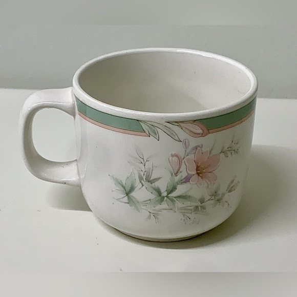 Vintage 1990s Discontinued NORITAKE Misty Isle DEERFIELD Tea Cup Coffee Mug - Picture 2 of 9